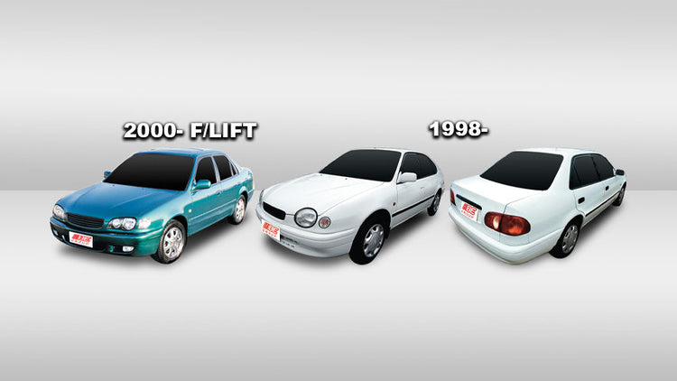 LAMPS TO SUIT TOYOTA COROLLA AE111 1998-