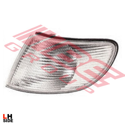 CORNER LAMP - L/H - CLEAR - TO SUIT - AUDI A6 1994-96