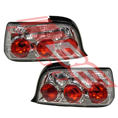 REAR LAMP - SET - L&R - CHROMED TO SUIT - BMW 3'S E36 2DR 1992-98