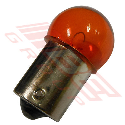 12VAMB10W - BULB - AMBER - 12V 10W - SINGLE CONN - TO SUIT - UNIVERSAL