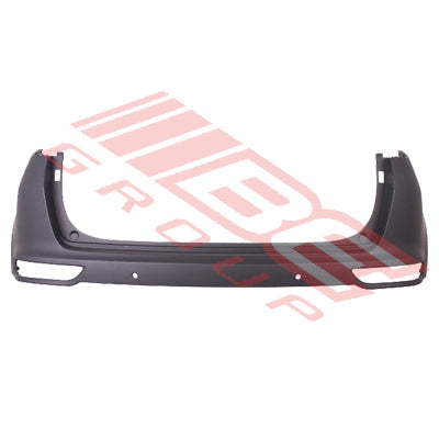 1501295-00CF - FRONT BUMPER UPPER - PRIMED BLACK - WITH SENSOR HOLE - CERTIFIED - TO SUIT - KIA SPORTAGE 2016-