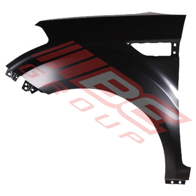 1505031-03CF - FRONT GUARD - L/H - W/OUT MOULDING HOLE - CERTIFIED - TO SUIT - KIA SOUL 2009-