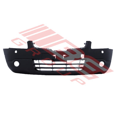 1621690-02CF - FRONT BUMPER - MAT/BLACK - WITH WASHER HOLE - CERTIFIED - TO SUIT - NISSAN QASHQAI/DUALIS - J10 - 2007-