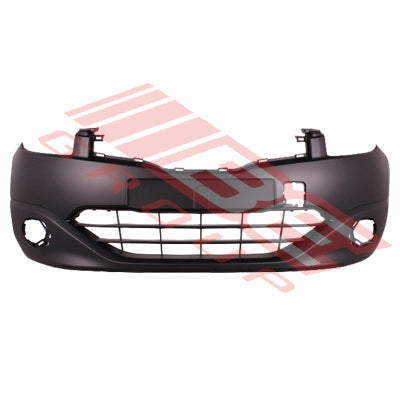 1621690-10CF - FRONT BUMPER - MAT/BLACK - W/O WASHER HOLE - CERTIFIED - TO SUIT - NISSAN QASHQAI/DUALIS - J10 - 2010-  F/LIFT