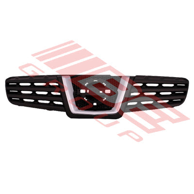 1621699-01CF - GRILLE - MAT/BLACK - WITH CHROME MOULDING - CERTIFIED - TO SUIT - NISSAN QASHQAI/DUALIS - J10 - 2007-