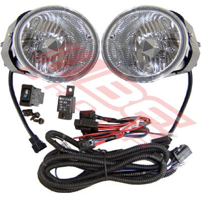 1644094-90PG - FOG LAMP - SET - L&R - W/WIRING & SWITCH TO SUIT - NISSAN NAVARA D22 2002-  FACELIFT