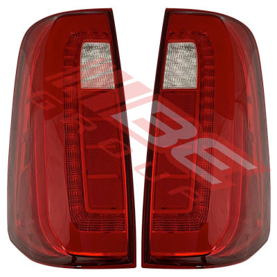 1645498-90PG - REAR LAMP SET - L&R - LED - RED TO SUIT - NISSAN NAVARA D23 NP300 2014-