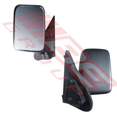 1683016-01 - DOOR MIRROR - L/H - MANUAL - TO SUIT - NISSAN CARAVAN - E25 - 2001-