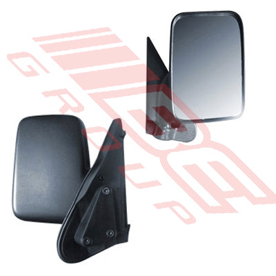 1683016-02 - DOOR MIRROR - R/H - MANUAL - TO SUIT - NISSAN CARAVAN - E25 - 2001-
