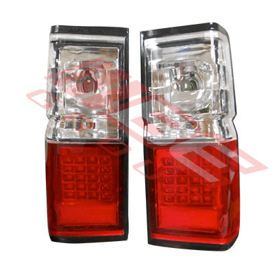 1683098-25PG - REAR LAMP - SET - L&R - CLEAR/RED - LED TO SUIT - NISSAN HOMY E24/E25 2001-