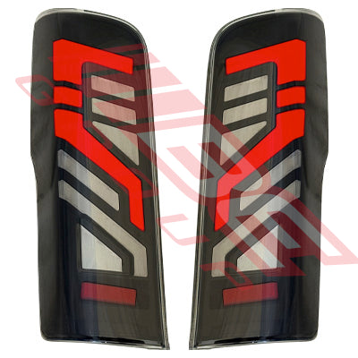 1683198-93PG - REAR LAMP - SET - L&R - LED - SMOKED TYPE - TO SUIT - NISSAN CARAVAN NV350 / E26 2013-