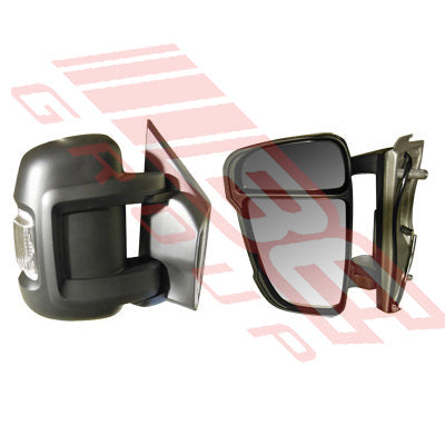 2060216-02 - DOOR MIRROR - R/H - SHORT ARM - MANUAL - W/LAMP - TO SUIT - FIAT DUCATO VAN 2006-