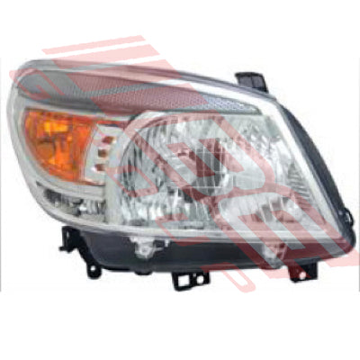2588194-04G - HEADLAMP - R/H - MANUAL - CHROME - TO SUIT - FORD RANGER 2009-