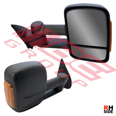 DOOR MIRROR - R/H - ELECTRIC - W/LAMP - TO SUIT - FORD RANGER PX1 PX2 PX3 2012-
