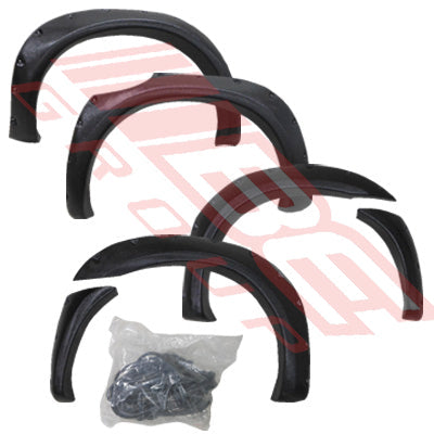 2588231-42 - FENDER FLARE SET - 6PCS - BOLT ON TYPE 3.5" WIDE - TO SUIT - FORD RANGER PX1 2012-
