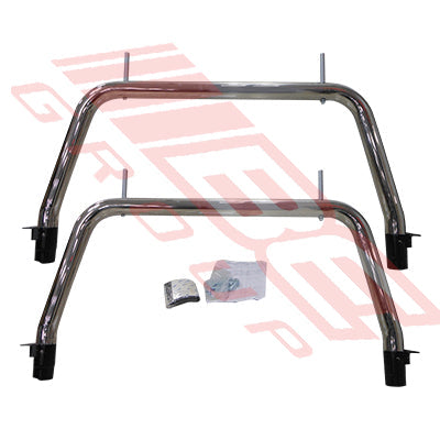 2588272-71 - ROLL BAR - ROOF RACK SET - POLISHED - TO SUIT - FORD RANGER PX1 PX2 PX3 2012-