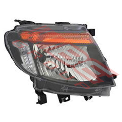 2588294-04 - HEADLAMP - R/H - WILDTRACK MANUAL - BLACK - TO SUIT - FORD RANGER PX1 2012-