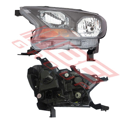 2588294-11 - HEADLAMP - L/H - XL MODEL - ELECTRIC - BLACK - TO SUIT - FORD RANGER PX2 2016-