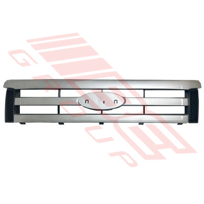 GRILLE - WITH SILVER GREY MOULDING - FORD RANGER PX1 2012-