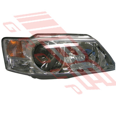 2817094-02G - HEADLAMP - R/H - CHROME - TO SUIT - HOLDEN COMMODORE VY 2002-
