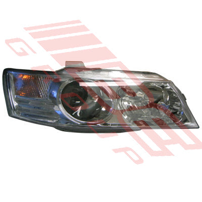 2817094-94G - HEADLAMP - R/H - CHROME - TO SUIT - HOLDEN COMMODORE VZ 2004-