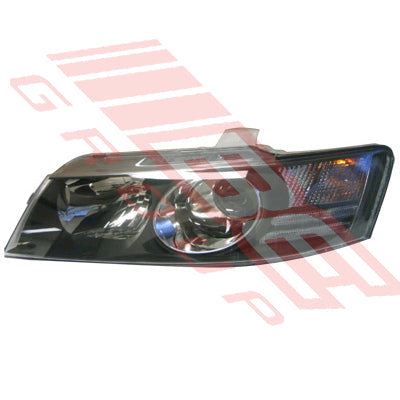 2817094-95G - HEADLAMP - L/H - BLACK SS - TO SUIT - HOLDEN COMMODORE VZ 2004-