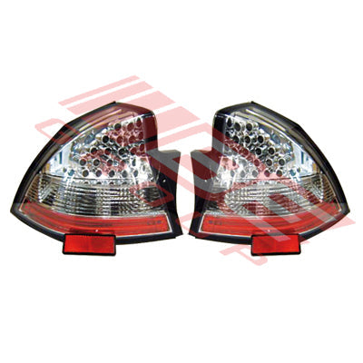 2817098-91PG - REAR LAMP - SET - L&R - LED - CHROME TO SUIT - HOLDEN COMMODORE VY/VZ 2002-  SEDAN