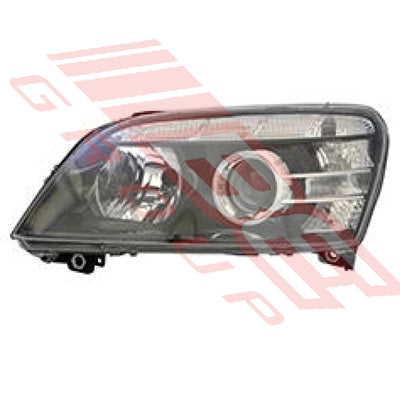 2818094-05 - HEADLAMP - L/H - BLACK - PROJECTOR - MANUAL - TO SUIT - HOLDEN COMMODORE VE 2006- STATESMAN SEDAN