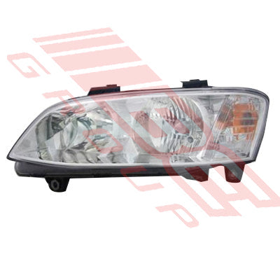 2818094-11 - HEADLAMP - L/H - CHROME - MANUAL - TO SUIT - HOLDEN COMMODORE VE SERIES 2 2011- OMEGA