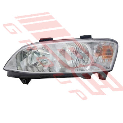 2818094-13 - HEADLAMP - L/H - BLACK - MANUAL - TO SUIT - HOLDEN COMMODORE VE SERIES 2 2011- SV6/SS