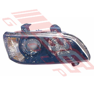 2818094-4G - HEADLAMP - R/H - BLACK - PROJECTOR - TO SUIT - HOLDEN COMMODORE VE 2006- SS-V
