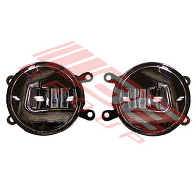 2818094-60PG - FOG LAMP SET - L&R - LED W/DAYTIME RUNNING LAMP TO SUIT - HOLDEN COMMODORE VE 2006-