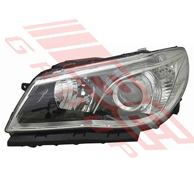 2818194-03 - HEADLAMP - L/H - MANUAL - BLACK - TO SUIT - HOLDEN COMMODORE VF 2015-
