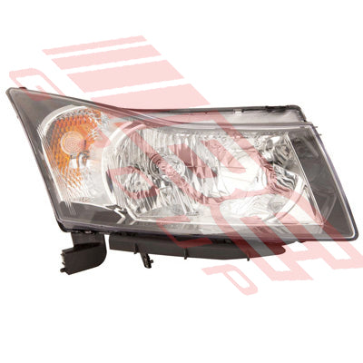 2821194-02 - HEADLAMP - R/H - ELECTRIC - BLACK - TO SUIT - HOLDEN CRUZE 2009-