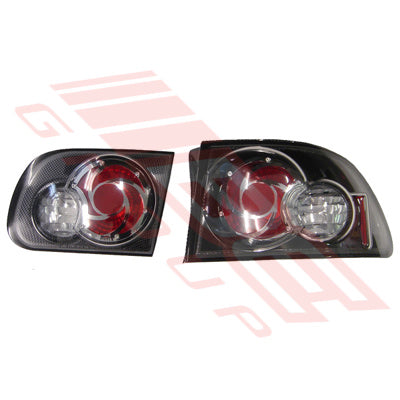 2940098-99PG - REAR LAMP - SET - L&R - CARBON FIBRE - TO SUIT - HONDA CIVIC EG 3DR 1992-95
