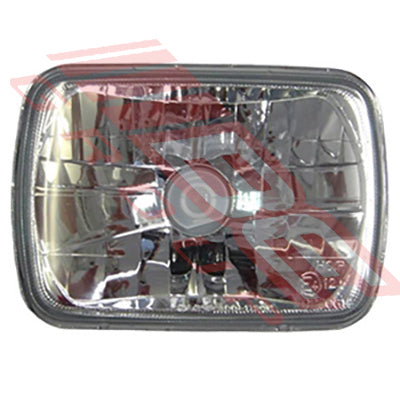 2BX-SEMI-E - HEADLAMP - 1 PCE - DEPO WITH E - GLASS - TO SUIT - UNIVERSAL 2BX CLEAR TYPE