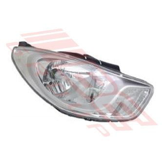 3034294-02 - HEADLAMP - R/H - ELECTRIC - CHROME - TO SUIT - HYUNDAI ACCENT 2010- SEDAN