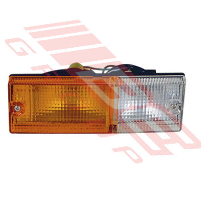 3051097-63 - BUMPER LAMP - L/H - AMBER/CLEAR - TO SUIT - HOLDEN RODEO 1989-93