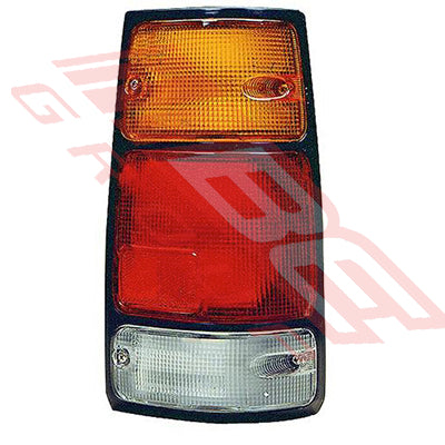 3051098-1 - REAR LAMP - L/H - BLACK TRIM - TO SUIT - HOLDEN RODEO 1989-92