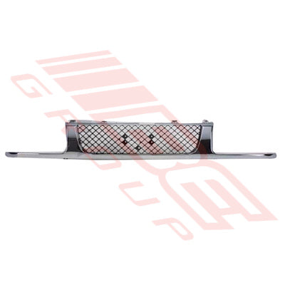 3051099-7 - GRILLE - CHROME/BLACK - NO BEZELS - TO SUIT - HOLDEN RODEO 1991-92 STRAIGHT