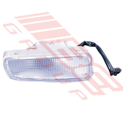3052097-74G - BUMPER LAMP - R/H - CLEAR - TO SUIT - HOLDEN RODEO TFR 1999-