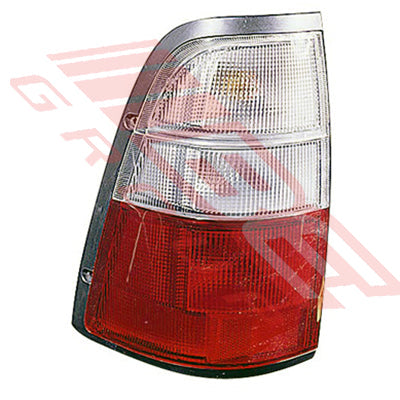 3052098-3 - REAR LAMP - L/H - CLEAR TOP - TO SUIT - HOLDEN RODEO TFR 1997-