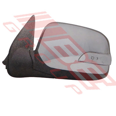 3053116-03 - DOOR MIRROR - L/H - ELECTRIC - W/LAMP - CHROME - TO SUIT - HOLDEN RODEO D-MAX P/UP 2006-