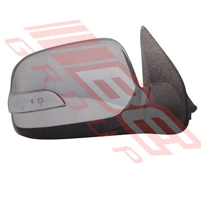 3053116-04 - DOOR MIRROR - R/H - ELECTRIC - W/LAMP - CHROME - TO SUIT - HOLDEN RODEO D-MAX P/UP 2006-