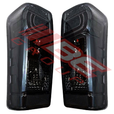 3053398-90PG - REAR LAMP SET - L&R - LED - BLACK TO SUIT - ISUZU D-MAX P/UP 2012-15
