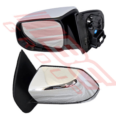 3053416-03 - DOOR MIRROR - L/H - ELECTRIC - W/LAMP - CHROME - TO SUIT - HOLDEN COLORADO 2012-