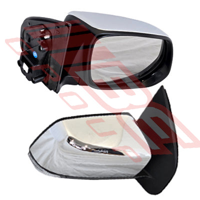 3053416-04 - DOOR MIRROR - R/H - ELECTRIC - W/LAMP - CHROME - TO SUIT - HOLDEN COLORADO 2012-