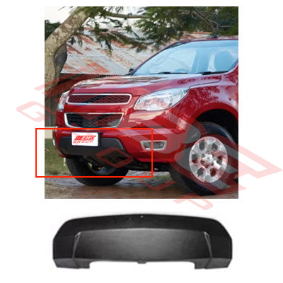 FRONT BUMPER APRON - MAT/DARK GREY - TO SUIT - HOLDEN COLORADO 2012-