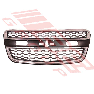 3053499-03 - GRILLE - MAT BLACK WITH CHROME MOULDING - TO SUIT - HOLDEN COLORADO 2012-