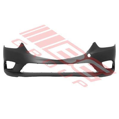 3439490-00CF - FRONT BUMPER - PRIMED BLACK - CERTIFIED - TO SUIT - MAZDA 6 / ATENZA 2013-